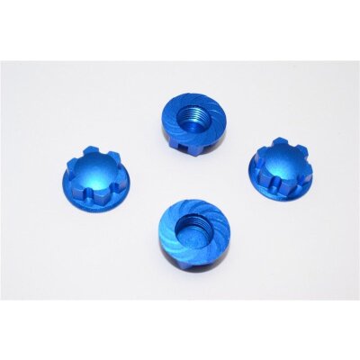 ALUMINIUM WHEEL LOCKER - 4PCS blue