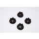 ALUMINIUM WHEEL LOCKER - 4PCS black