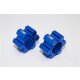 ALUMINIUM WHEEL HEX (13MM THICKNESS) - 2PCS blue