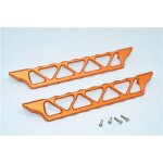 ALUMINIUM SIDE TRAIL - 2PCS SET orange
