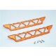 ALUMINIUM SIDE TRAIL - 2PCS SET orange