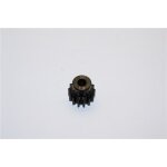 STEEL MOTOR GEAR (14T) - 1PC black