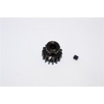 STEEL MOTOR GEAR (15T) - 1PC black