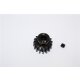 STEEL MOTOR GEAR (16T) - 1PC black