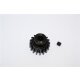 STEEL MOTOR GEAR (17T) - 1PC black