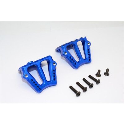 ALUMINIUM MOTOR HEATSINK MOUNT - 1SET blue
