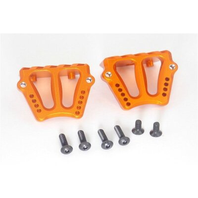ALUMINIUM MOTOR HEATSINK MOUNT - 1SET orange