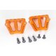 ALUMINIUM MOTOR HEATSINK MOUNT - 1SET orange