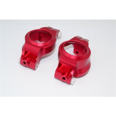 ALUMINIUM FRONT C HUBS -1PR red