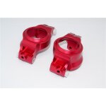 ALUMINIUM FRONT C HUBS -1PR red