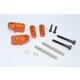 ALUMINIUM FRONT ADJUSTABLE SHOCK MOUNT - 1SET orange
