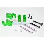 ALUMINIUM REAR ADJUSTABLE SHOCK MOUNT - 1SET green