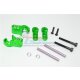 ALUMINIUM REAR ADJUSTABLE SHOCK MOUNT - 1SET green
