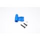 ALUMINIUM STEERING POST - 1PC SET blue