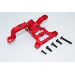 ALUMINIUM STEERING BELLCRANK SUPPORT  - 1SET red
