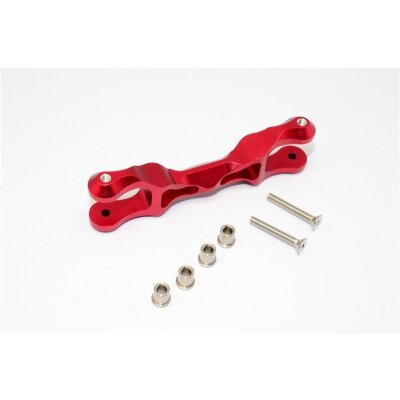 ALUMINIUM STEERING BELLCRANK SUPPORT - 1PC red