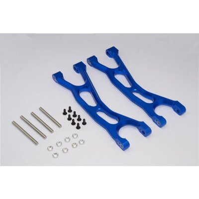 ALUMINIUM FRONT / REAR UPPER ARMS -1PR blue