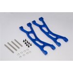ALUMINIUM FRONT / REAR UPPER ARMS -1PR blue