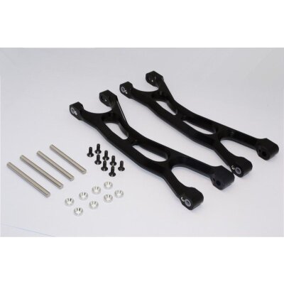 ALUMINIUM FRONT / REAR UPPER ARMS -1PR black
