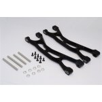 ALUMINIUM FRONT / REAR UPPER ARMS -1PR black