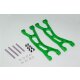 ALUMINIUM FRONT / REAR UPPER ARMS -1PR green