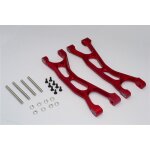ALUMINIUM FRONT / REAR UPPER ARMS -1PR red