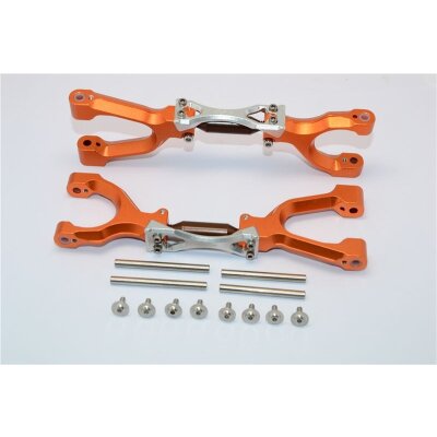 SprSteel + ALU SUPPORTING MOUNT w. ft / rr UPPER ARMS SET