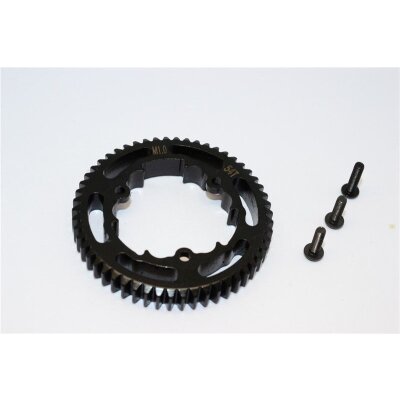 STEEL SPUR GEAR (54T) - 1PC black