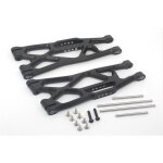 ALUMINIUM FRONT / REAR LOWER ARMS -1PR black