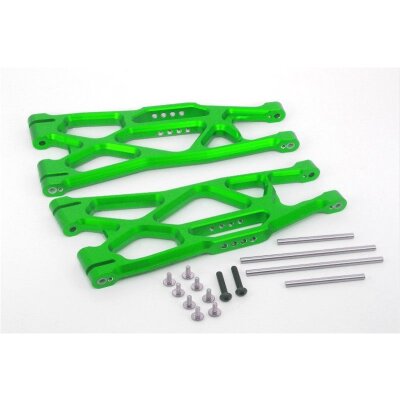 ALUMINIUM FRONT / REAR LOWER ARMS -1PR green