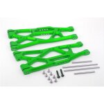 ALUMINIUM FRONT / REAR LOWER ARMS -1PR green
