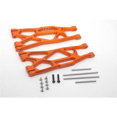 ALUMINIUM FRONT / REAR LOWER ARMS -1PR orange
