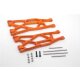 ALUMINIUM FRONT / REAR LOWER ARMS -1PR orange