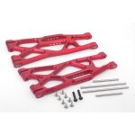 ALUMINIUM FRONT / REAR LOWER ARMS -1PR red
