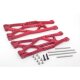 ALUMINIUM FRONT / REAR LOWER ARMS -1PR red