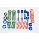 ALUMINIUM FRONT/REAR L-SHAPE DAMPER COMPONENTS - 1SET blue
