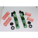ALUMINIUM FRONT/REAR L-SHAPE DAMPER COMPONENTS - 1SET black