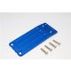 ALUMINIUM FRONT SKID PLATE - 1PC SET blue