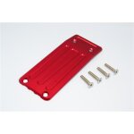 ALUMINIUM FRONT SKID PLATE - 1PC SET red