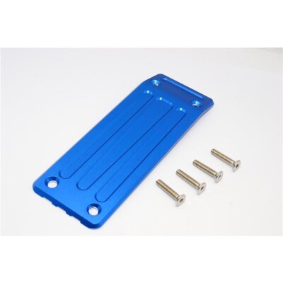 ALUMINIUM REAR SKID PLATE - 1PC SET blue