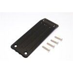 ALUMINIUM REAR SKID PLATE - 1PC SET black
