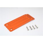 ALUMINIUM REAR SKID PLATE - 1PC SET orange