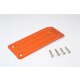ALUMINIUM REAR SKID PLATE - 1PC SET orange