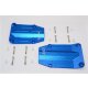 ALUMINIUM CENTRE SKID PLATE - 2PCS SET blue