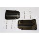 ALUMINIUM CENTRE SKID PLATE - 2PCS SET black