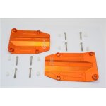 ALUMINIUM CENTRE SKID PLATE - 2PCS SET orange