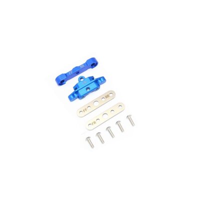 ALUMINUM FRONT LOWER ARM TIE BAR MOUNT -9PC SET blue