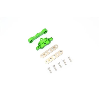 ALUMINUM FRONT LOWER ARM TIE BAR MOUNT -9PC SET green