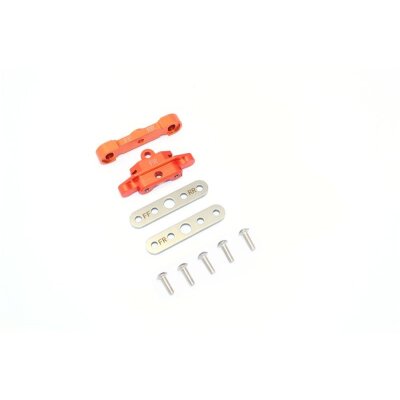 ALUMINUM FRONT LOWER ARM TIE BAR MOUNT -9PC SET orange