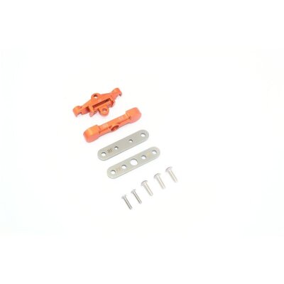 ALUMINUM REAR LOWER ARM TIE BAR MOUNT -9PC SET orange